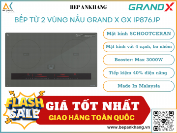 Bếp từ 2 vùng nấu Grand X GX IP879JP - Made In Malaysia